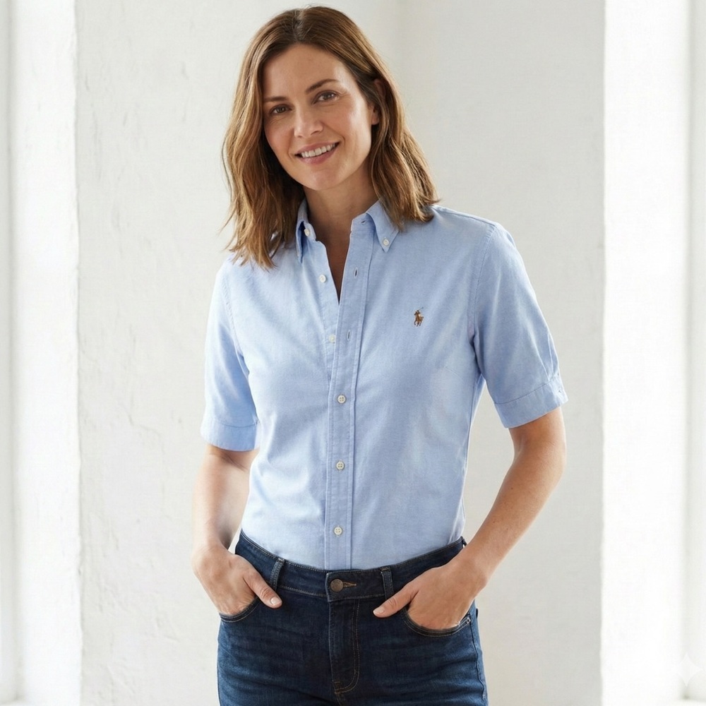 Ralph Lauren Light Blue Button Down Shirt